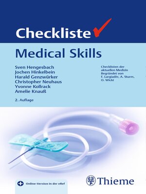 cover image of Checkliste Medical Skills